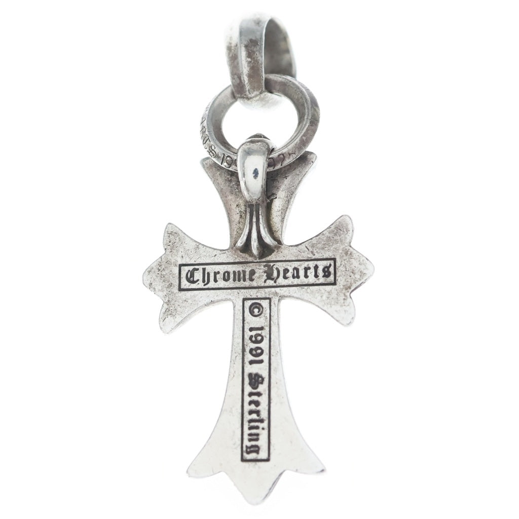 CHROME HEARTS(クロムハーツ) CH CRS SML W/BALE Wベイル スモールCHクロス ペンダントトップ シルバー BCA218