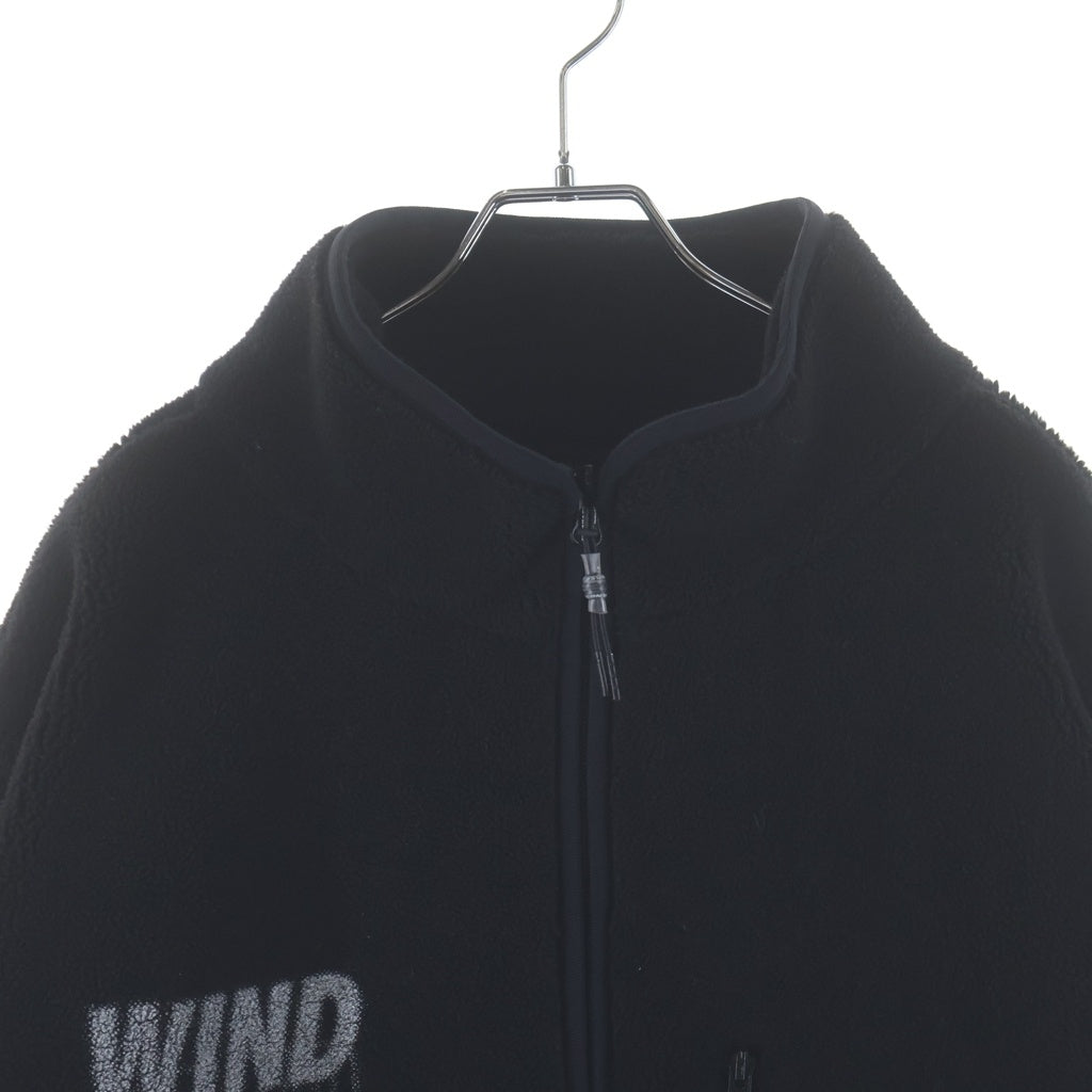 WIND AND SEA(ウィンダンシー) MARILYN MONROE WDS BOA JACKET マリリンモンロー ボアジャケット フリースジップアップブルゾン ブラック WDS-C-MRM-26-Q1-JK-02