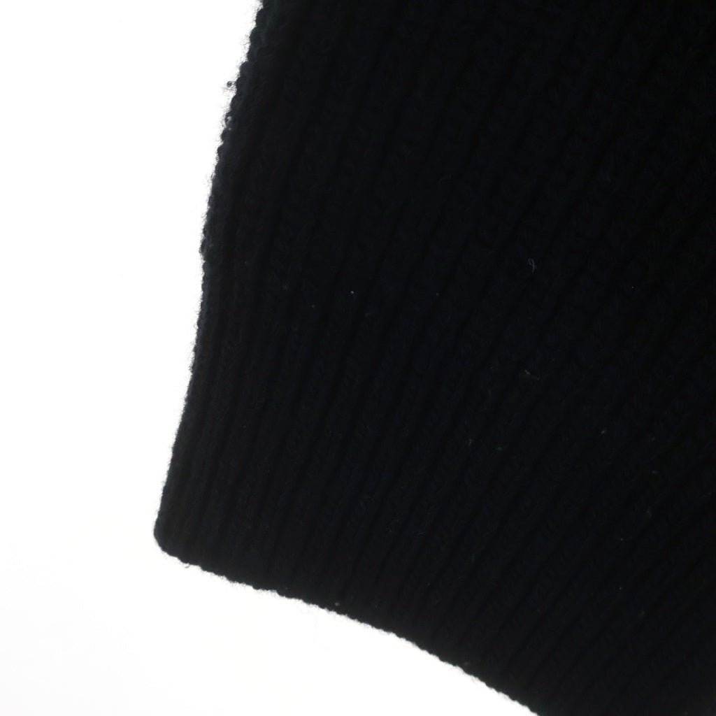 CELINE(セリーヌ) 21AW イタリア製 フロントロゴワッペン オーバーサイズ ニット セーター ブラック 2A19R423P