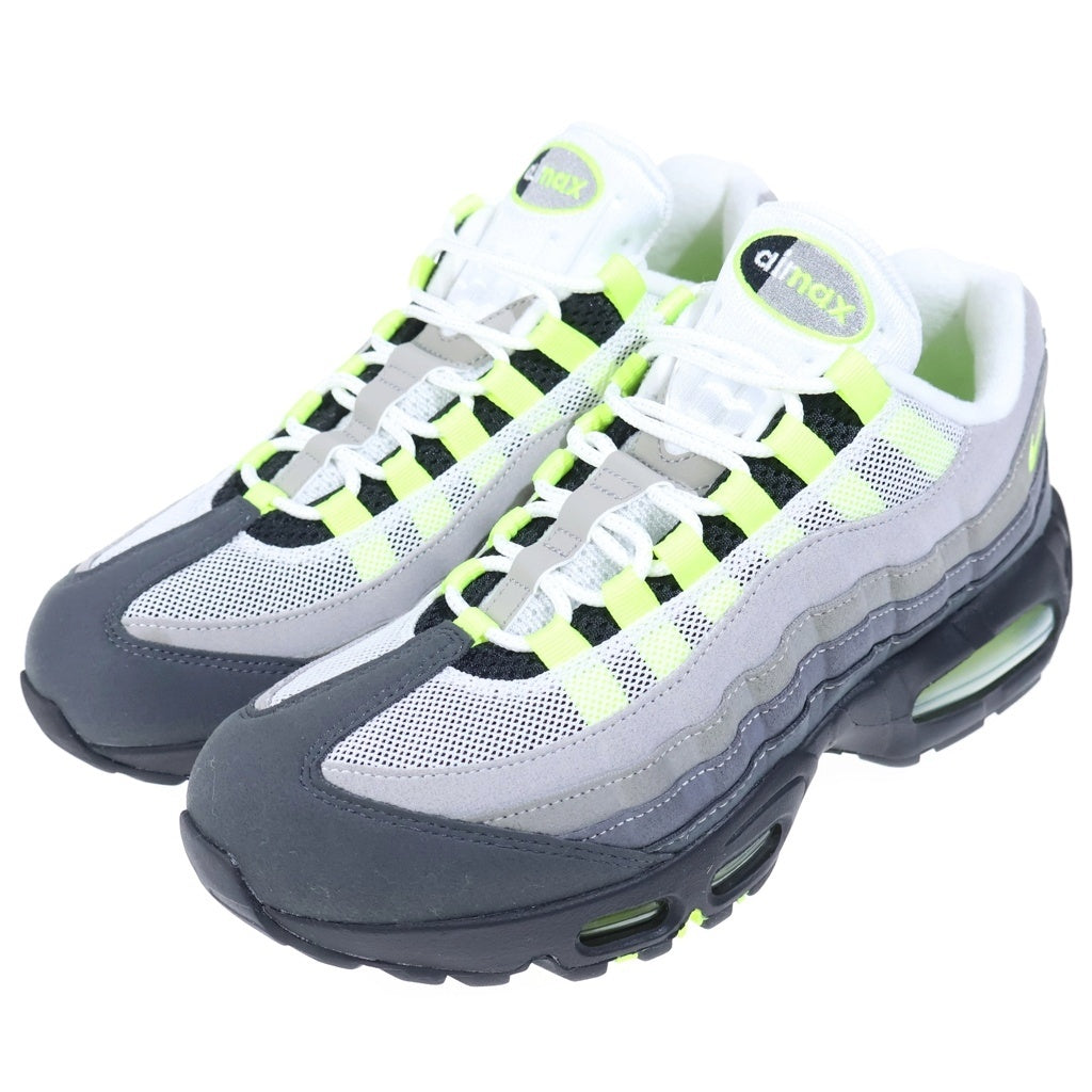 NIKE(ナイキ) Air Max 95 OG Big Bubble Neon Yellow HM4740-001 エアマックス ビッグバブル ローカットスニーカー グレー/イエロー US8/26.0cm