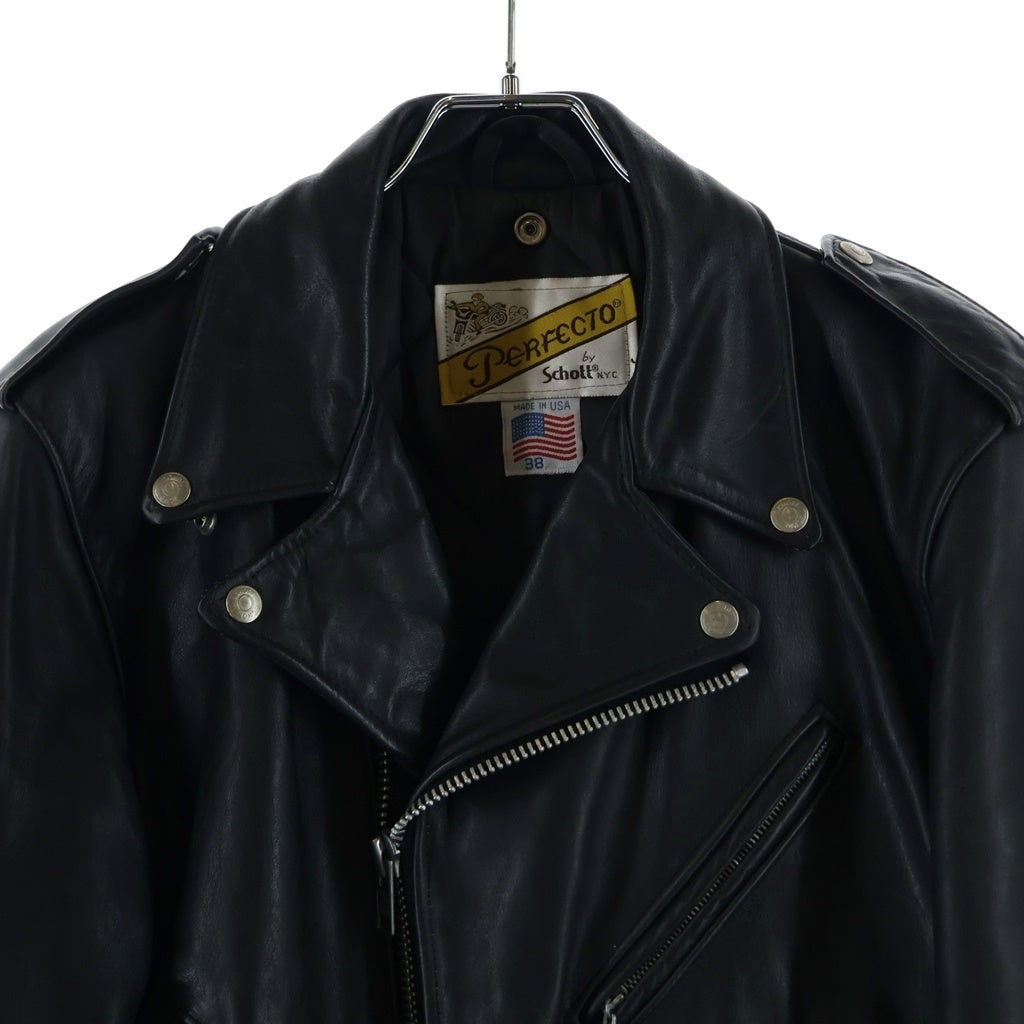 SCHOTT(ショット) PERFECTO USA製 パーフェクト ダブルライダース レザージャケット ブラック