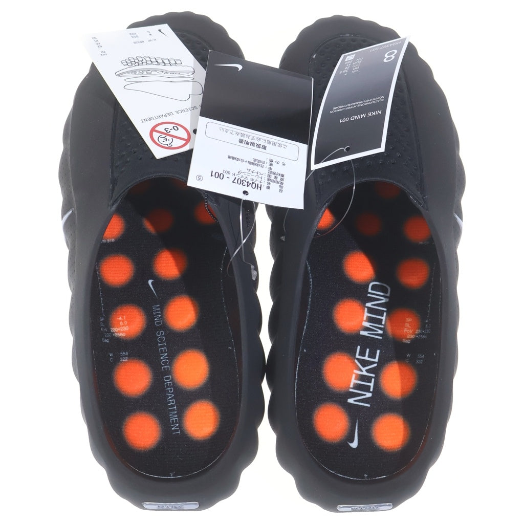 NIKE(ナイキ) Mind 001 Mules HQ4307 001 マインド001 ミュール サンダル ブラック US8/26cm