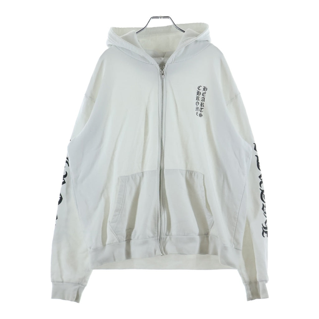 CHROME HEARTS(クロムハーツ) SWTSHRT HD ZIP バックスクロールラベル