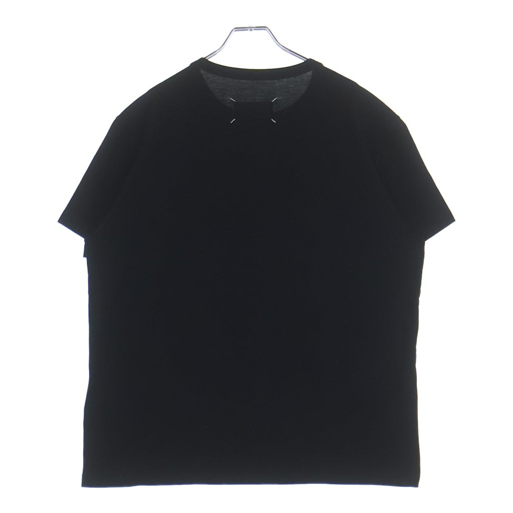 Maison Martin Margiela(メゾンマルタンマルジェラ) 23SS T-Shirt ロゴ刺繍 半袖Tシャツ ブラック S50GC0684 S22816