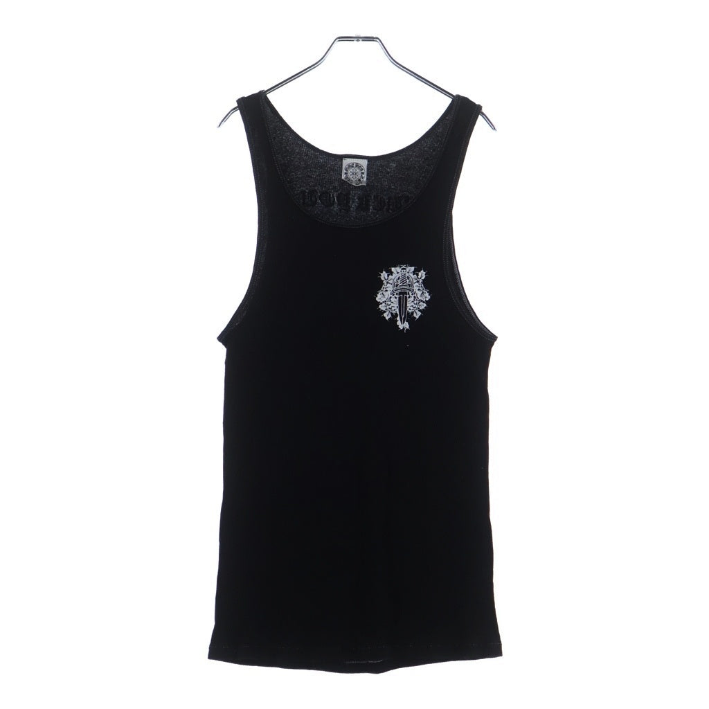 CHROME HEARTS(クロムハーツ) OLD オールド ダガー プリント タンクトップ ブラック