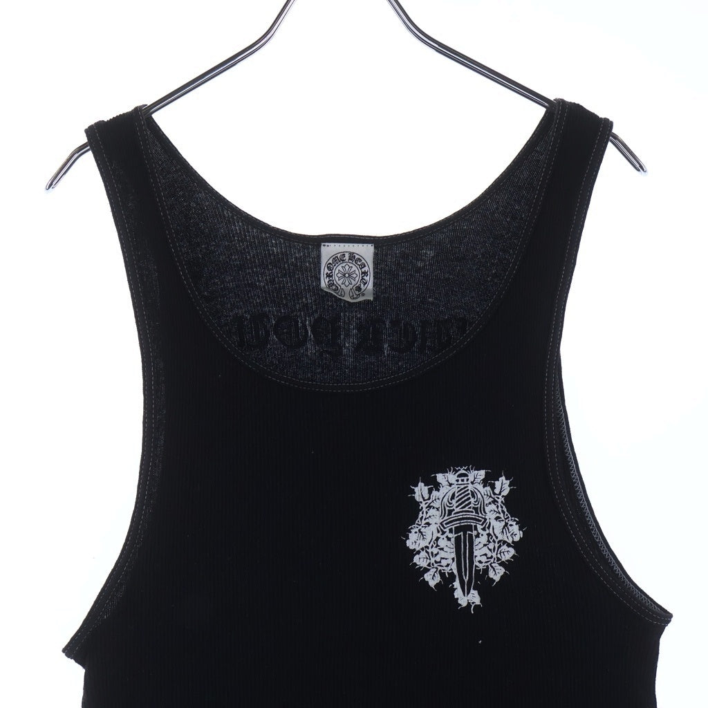 CHROME HEARTS(クロムハーツ) OLD オールド ダガー プリント タンクトップ ブラック