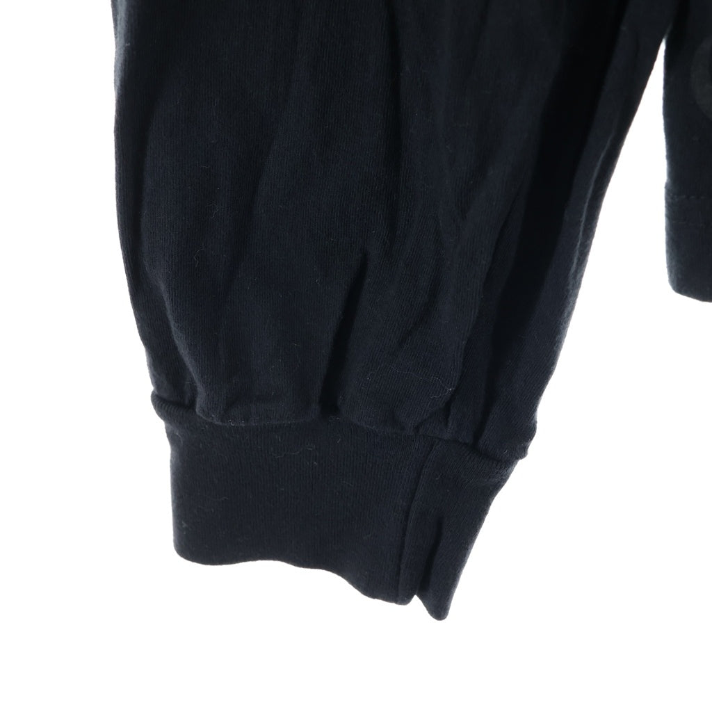 CHROME HEARTS(クロムハーツ) FLRL CRS HORSESHOE L/S フローラルクロス ホースシュー 長袖Tシャツ ブラック