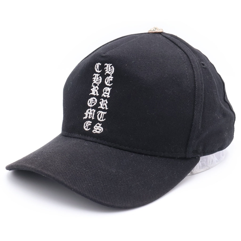 CHROME HEARTS(クロムハーツ) Vertical Logo Hat CHロゴ ベースボールキャップ 帽子 ブラック