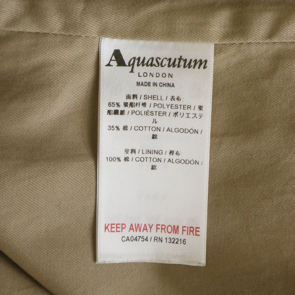 SUPREME(シュプリーム) 16AW ×Aquascutum Club Check Water Proof Utility Vest アクアスキュータム クラブチェック柄 防水ユーティリティベスト ベージュ
