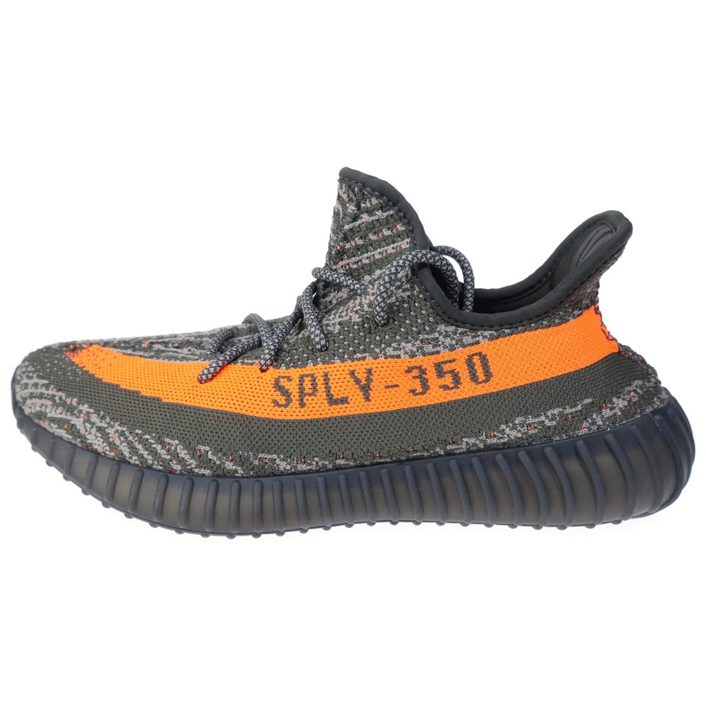 adidas(アディダス) YEEZY BOOST 350V2 CARBON BELUGA イージーブースト カーボン ベルーガ ローカットスニーカー グレー/オレンジ US9/27cm HQ7045