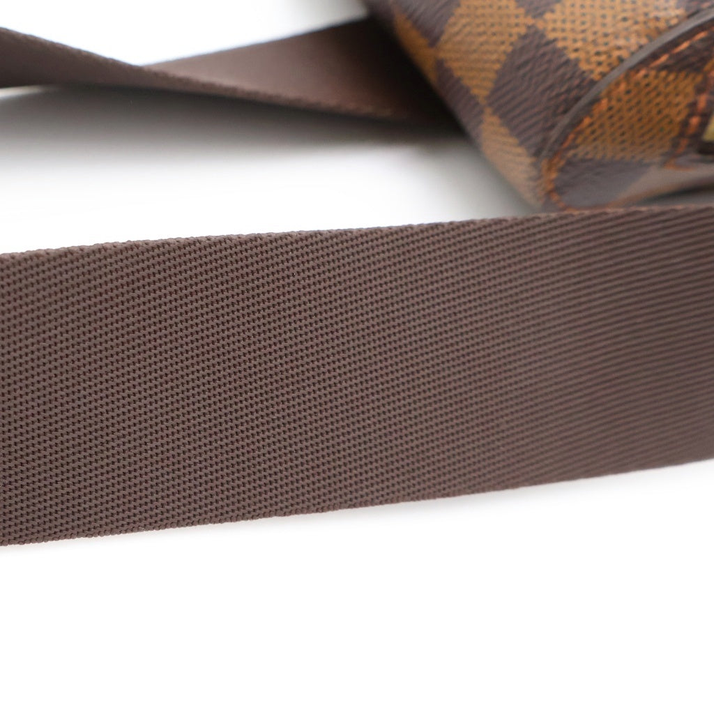 LOUIS VUITTON(ルイヴィトン) ダミエ ジェロニモス ボディバッグ ウエストバッグ ショルダーバッグ PVC レザー ゴールド金具 ブラウン N51994