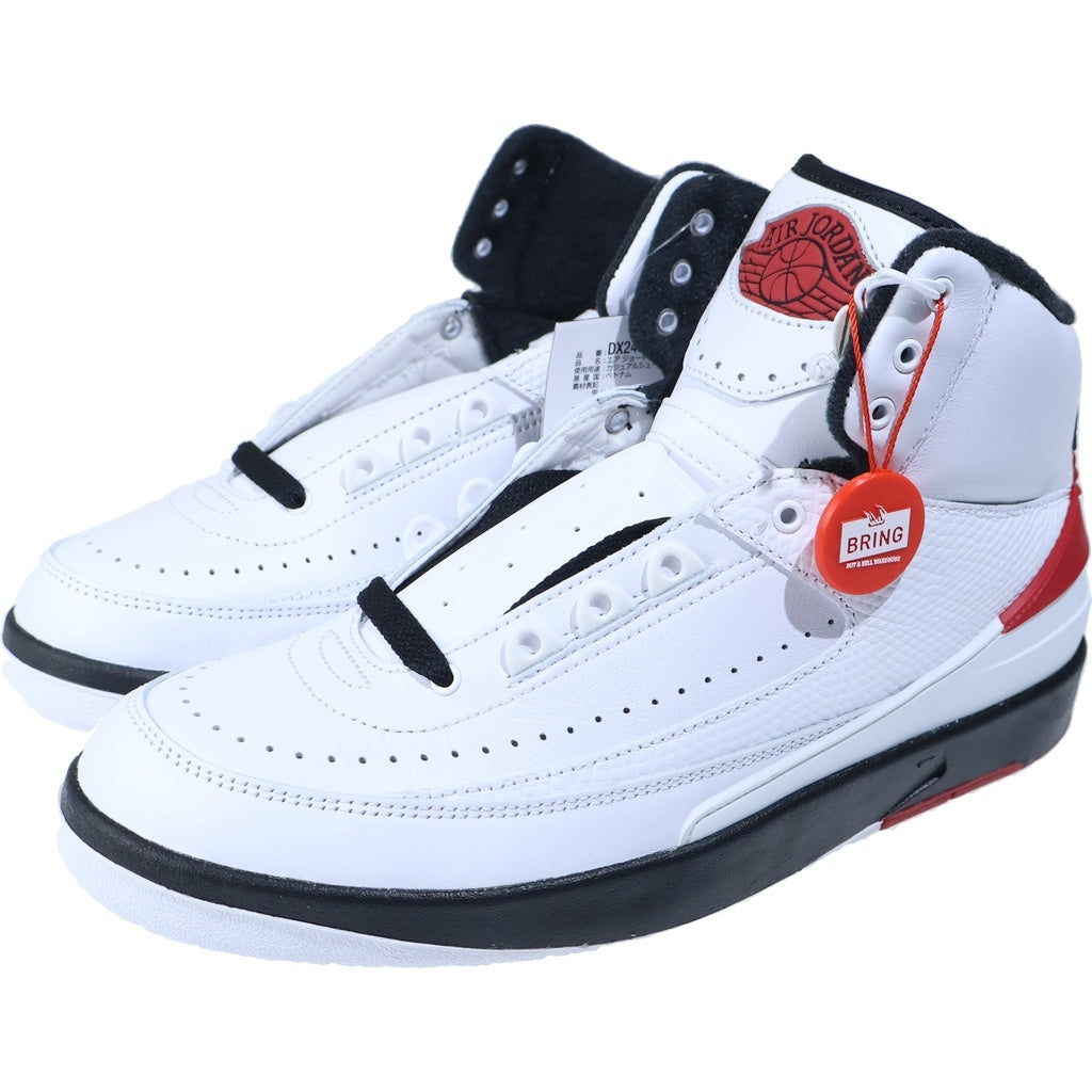 NIKE(ナイキ) AIR JORDAN 2 OG Chicago 2022 DX2454-106 エアジョーダン2 シカゴ ハイカットスニーカー ホワイト/ブラック US8/26cm
