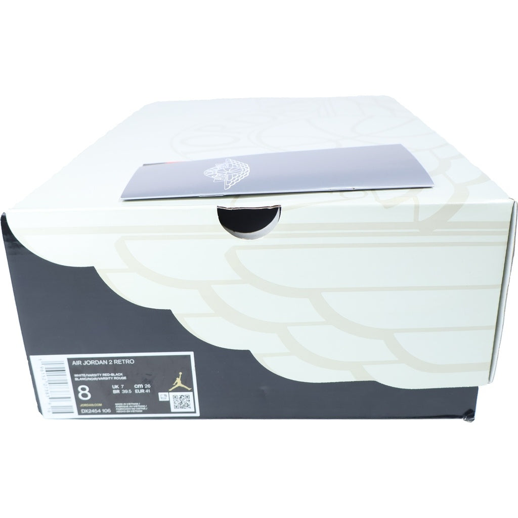 NIKE(ナイキ) AIR JORDAN 2 OG Chicago 2022 DX2454-106 エアジョーダン2 シカゴ ハイカットスニーカー ホワイト/ブラック US8/26cm