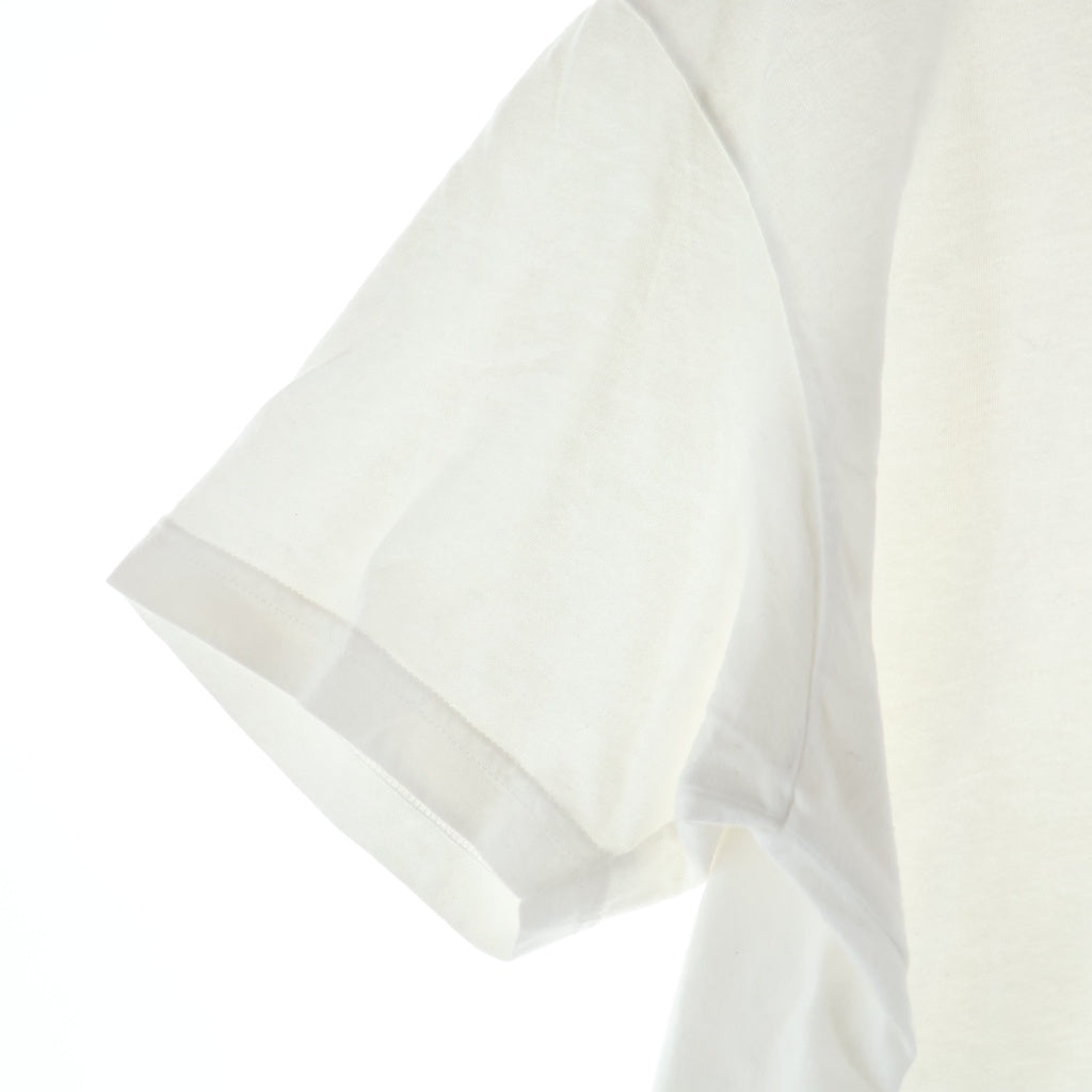 CHROME HEARTS(クロムハーツ) CH T-SHIRT ネックロゴプリント半袖Tシャツ カットソー ホワイト/ブラック