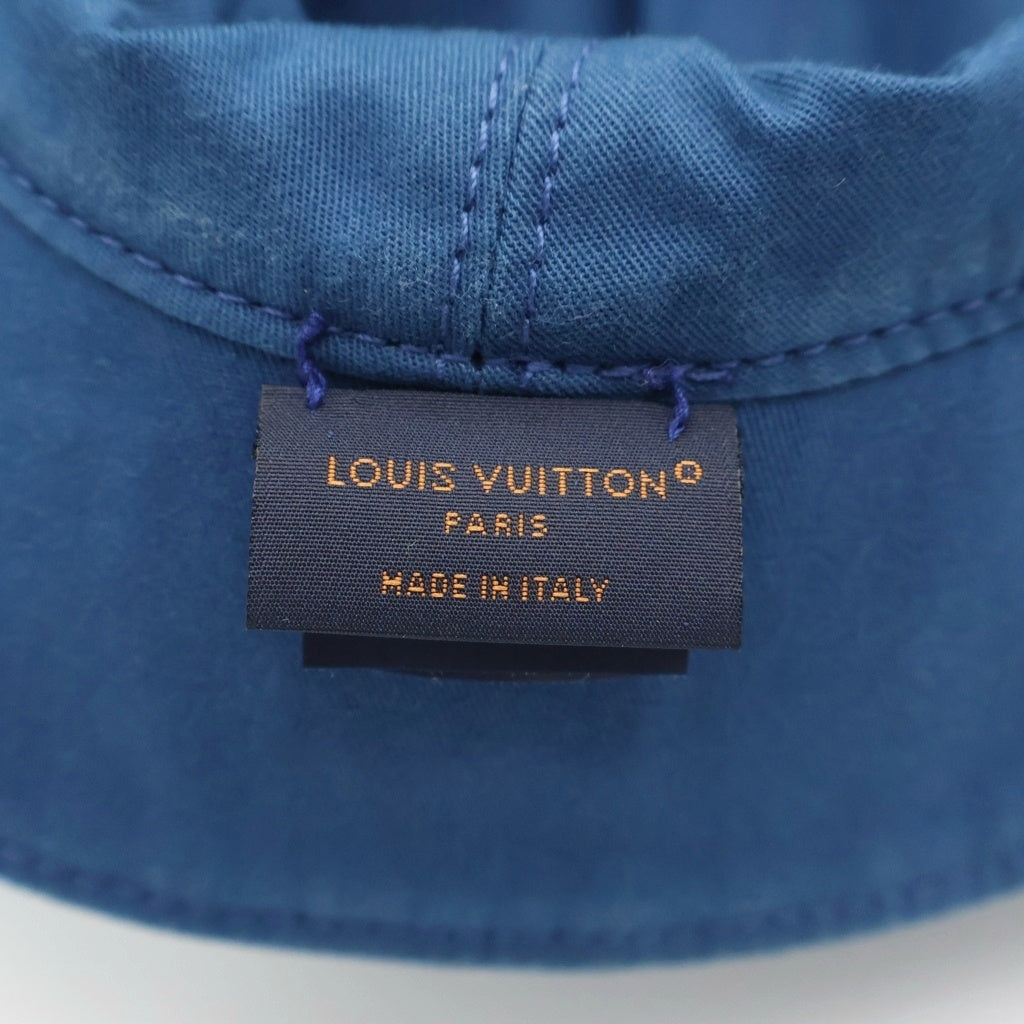 LOUIS VUITTON(ルイヴィトン) モノグラム エッセンシャル リバーシブル バケットハット 帽子 M78774 インディゴ