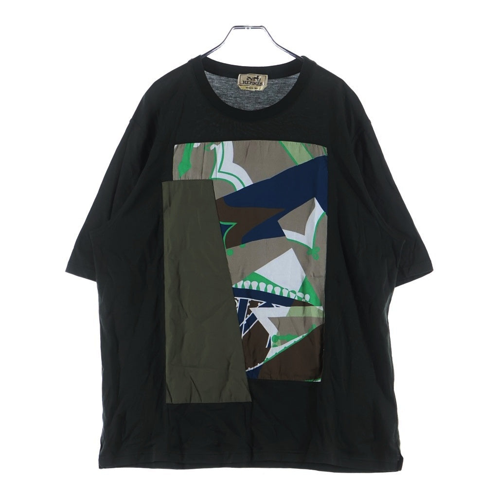 HERMES(エルメス) 22SS ズアブとドラゴン クールネック 半袖Tシャツ カットソー カーキ