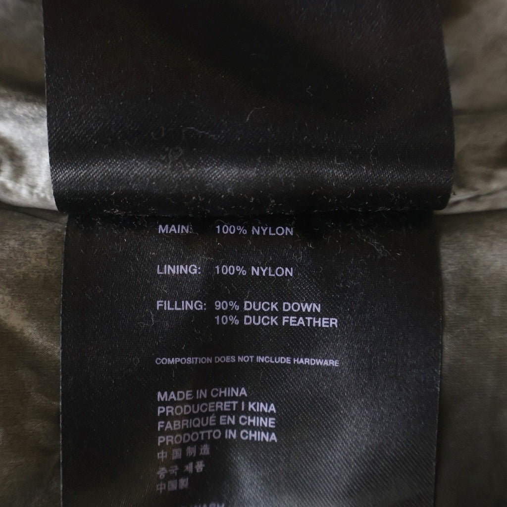 HELIOT EMIL(エリオット・エミル) SCULPTURAL DOWN JACKET ナイロン ダウン ジャケット ライトグレー