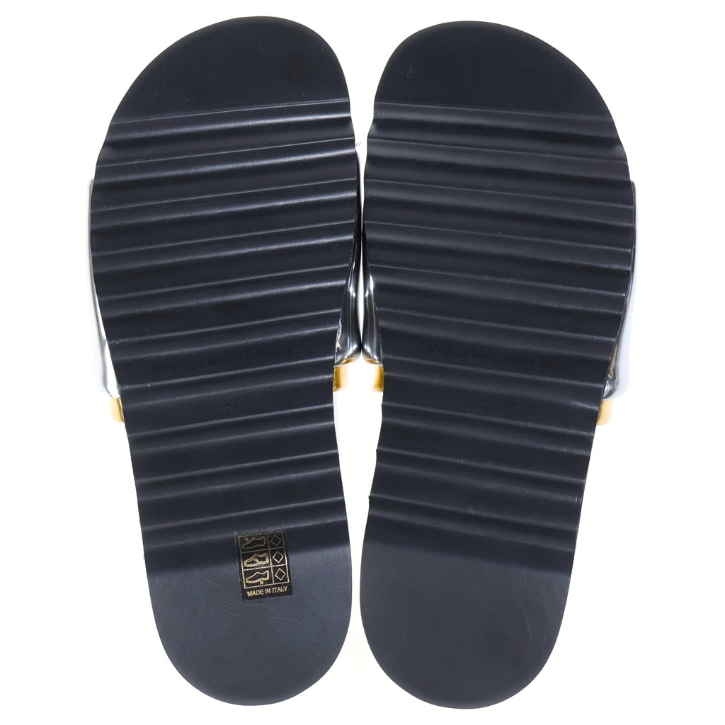 STELLA McCARTNEY(ステラマッカートニー) 24SS×SORAYAMA 空山 ラバースライドサンダル 810382 シルバー