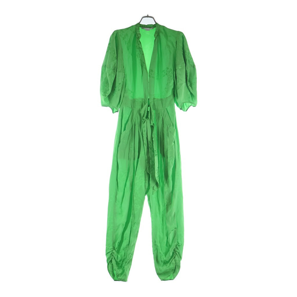 STELLA McCARTNEY(ステラマッカートニー) チェーンプリントジャガードジャンプスーツ レディース グリーン 610028