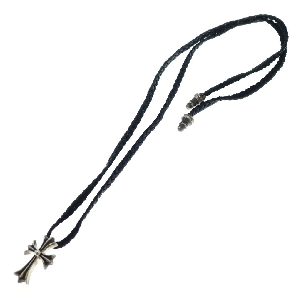 CHROME HEARTS(クロムハーツ) CH CRS SMLスモールCHクロス BC ボロチップブレイド ネックレス シルバー BCA220