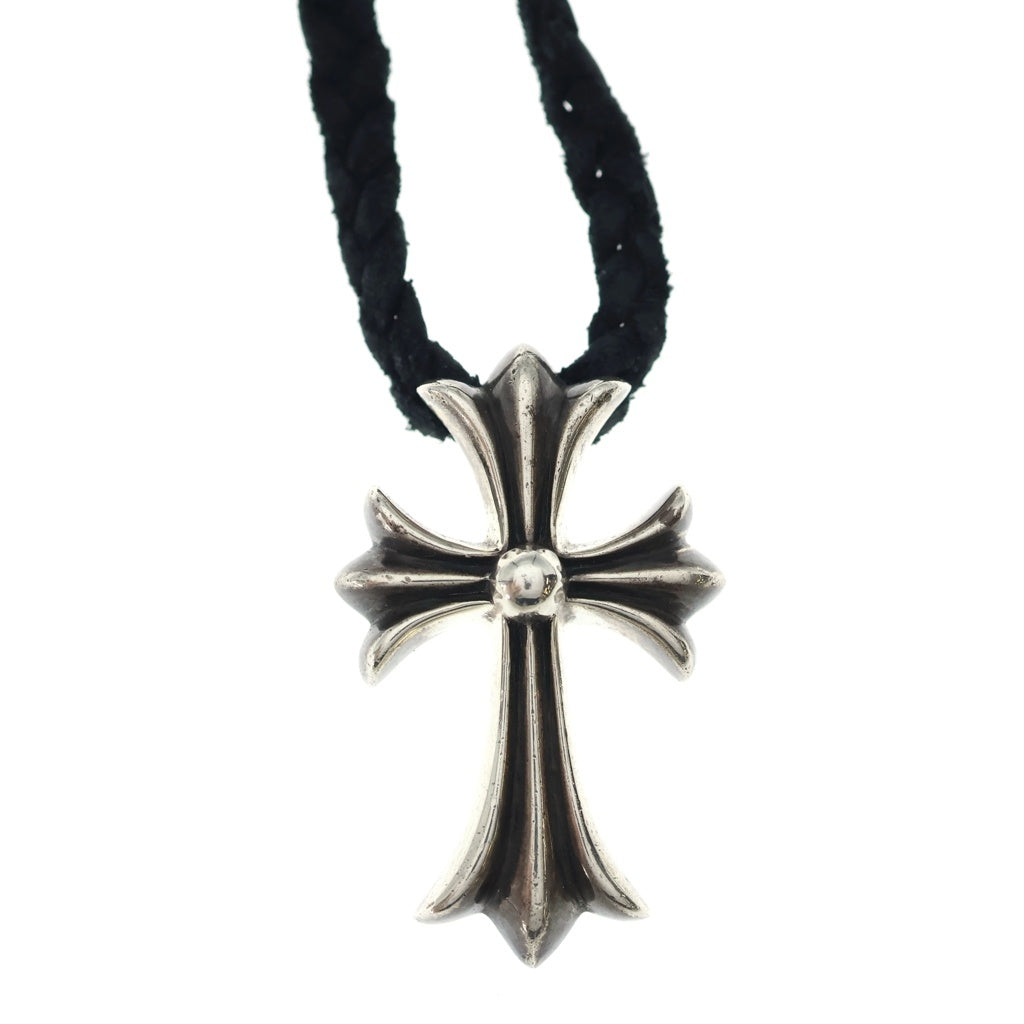 CHROME HEARTS(クロムハーツ) CH CRS SMLスモールCHクロス BC ボロチップブレイド ネックレス シルバー BCA220