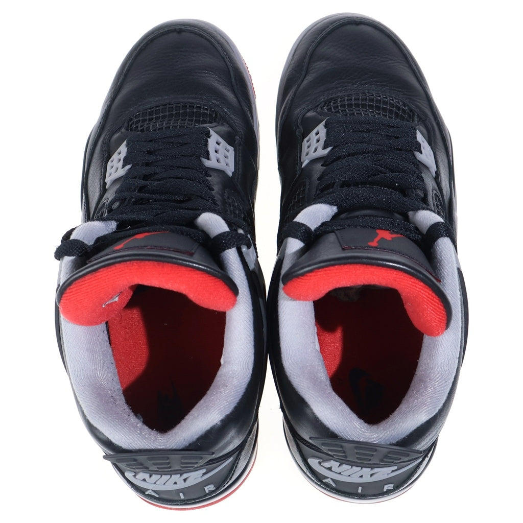 NIKE(ナイキ) AIR JORDAN 4 RETRO Bred Reimagined FV5029-006 エアジョーダン4レトロブレッドリイマジンド ローカットスニーカー ブラック US9.5/27.5cm