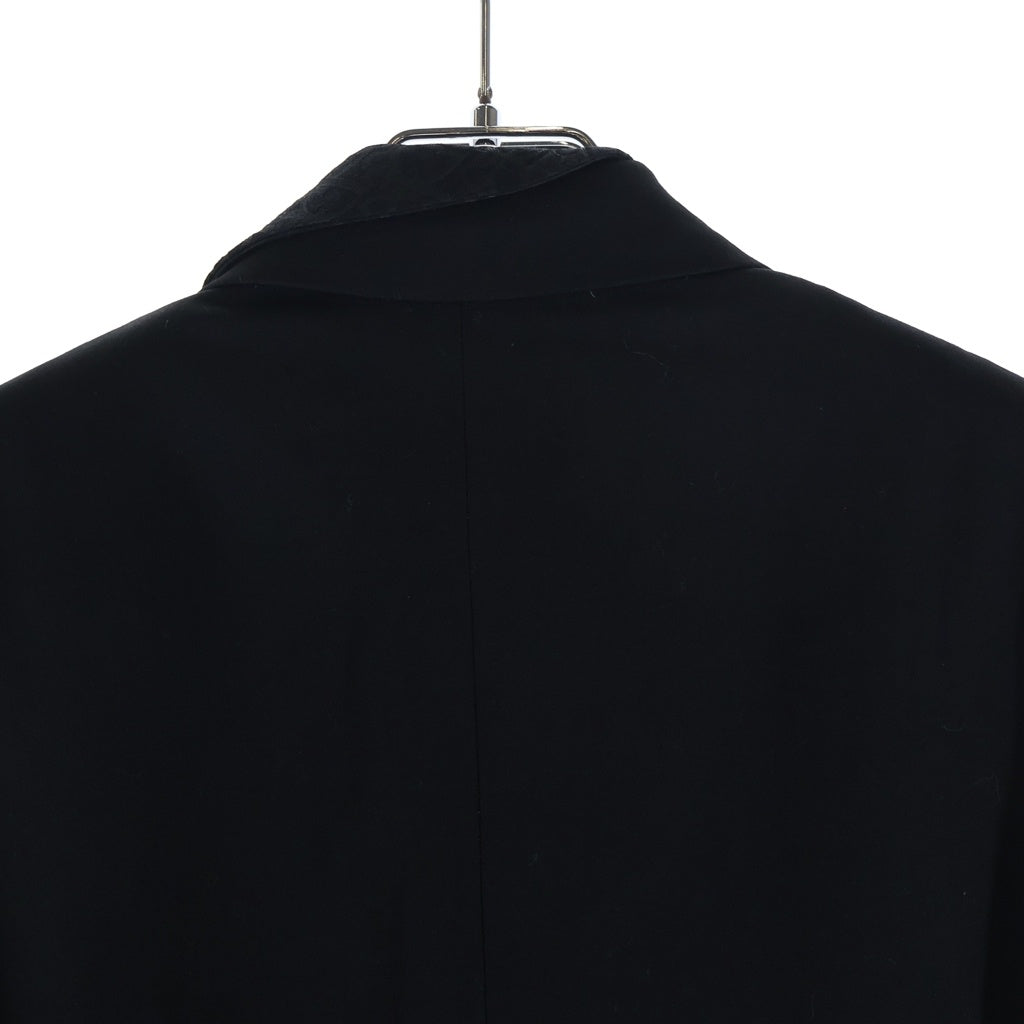 Christian Dior(クリスチャンディオール) 21SS ラペルオブリーク切替1B テーラードジャケット ブラック 033C228B4739