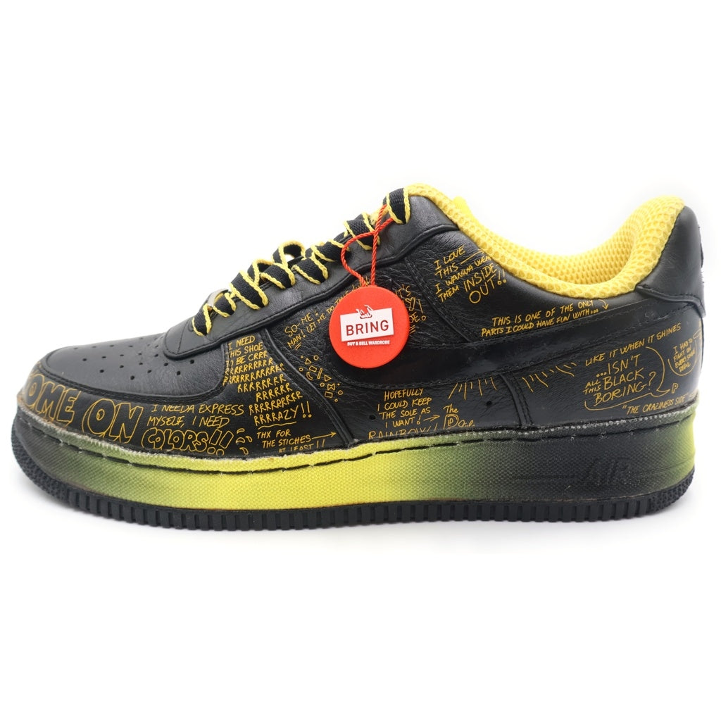 NIKE(ナイキ) 【観賞用 2009年製】 ×BUSY P AIR FORCE 1 LOW LIVESTRONG 378367-001 ビジー P エアフォース1 ライブストロング ローカットスニーカー US9.5/27.5cm
