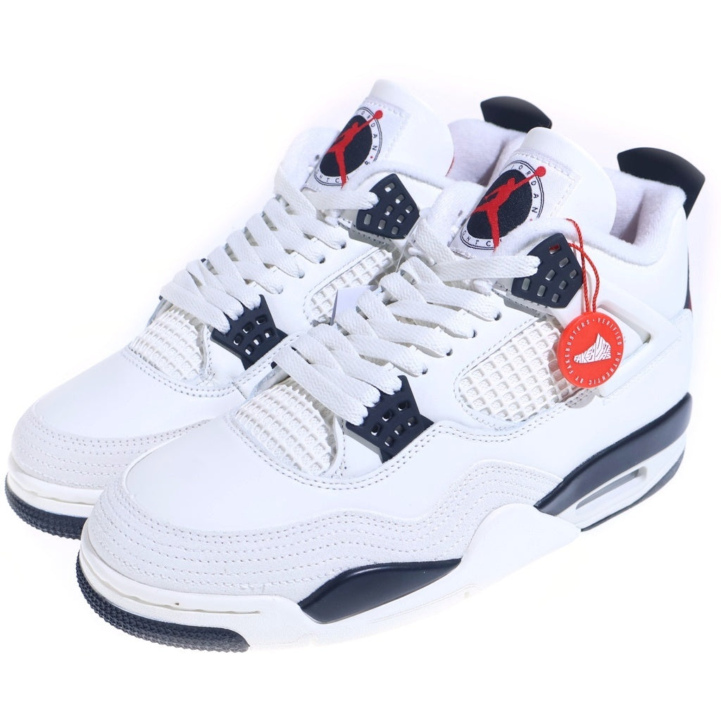 NIKE(ナイキ) AIR JORDAN 4 RETRO OG FC FLIGHT CLUB IM4002-100 エアジョーダン4 フライトクラブ ハイカットスニーカー ローカットシューズ ホワイト US9/27cm