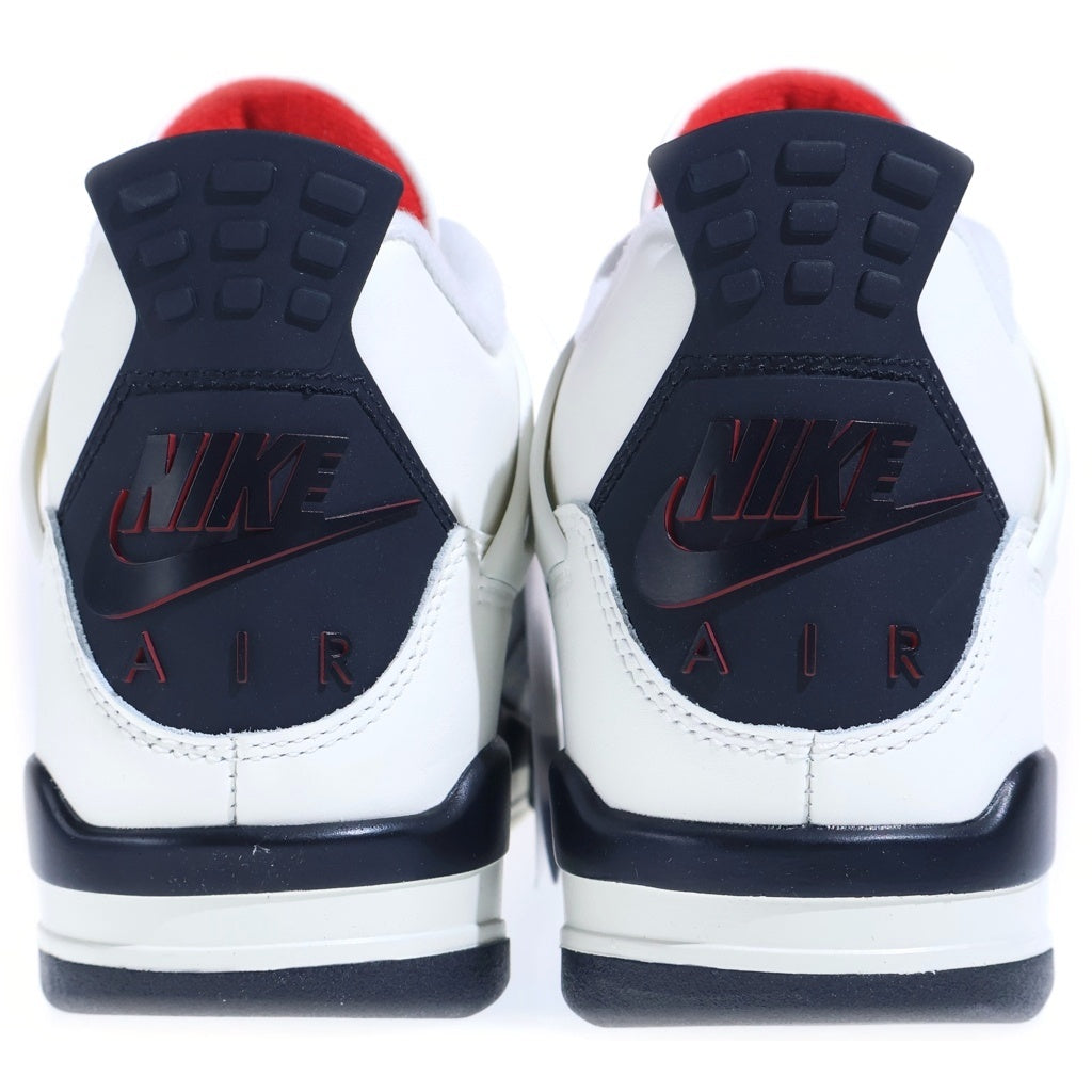 NIKE(ナイキ) AIR JORDAN 4 RETRO OG FC FLIGHT CLUB IM4002-100 エアジョーダン4 フライトクラブ ハイカットスニーカー ローカットシューズ ホワイト US9/27cm