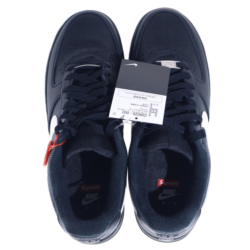 SUPREME(シュプリーム) ×NIKE AIR FORCE 1 LOW CU9225-002 ナイキ エアフォース1 ローカットスニーカー ブラック/ホワイト US9/27cm