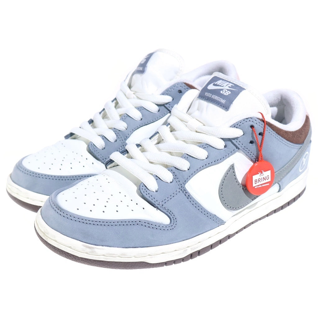 NIKE(ナイキ) ×YUTO HORIGOME DUNK LOW PRO QS FQ1180-001 堀米雄斗 ダンク プロ クイックストライク ローカットスニーカー US8.5/26.5cm ホワイト/グレー