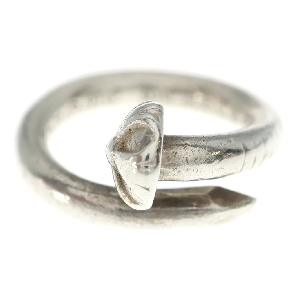 CHROME HEARTS(クロムハーツ) NAIL CRSBALL ネイル クロスボール リング シルバー BCA349