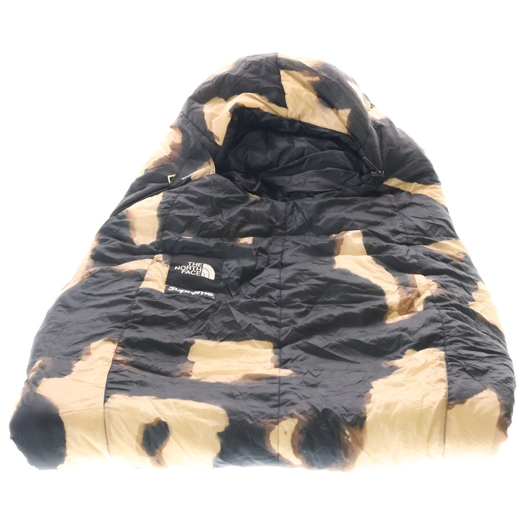 SUPREME(シュプリーム) ×THE NORTH FACE BLEACHED DENIM SLEEPING BAG ノースフェイス ブリーチド デニム プリント スリーピング バッグ ブラック/ベージュ NBR42153I