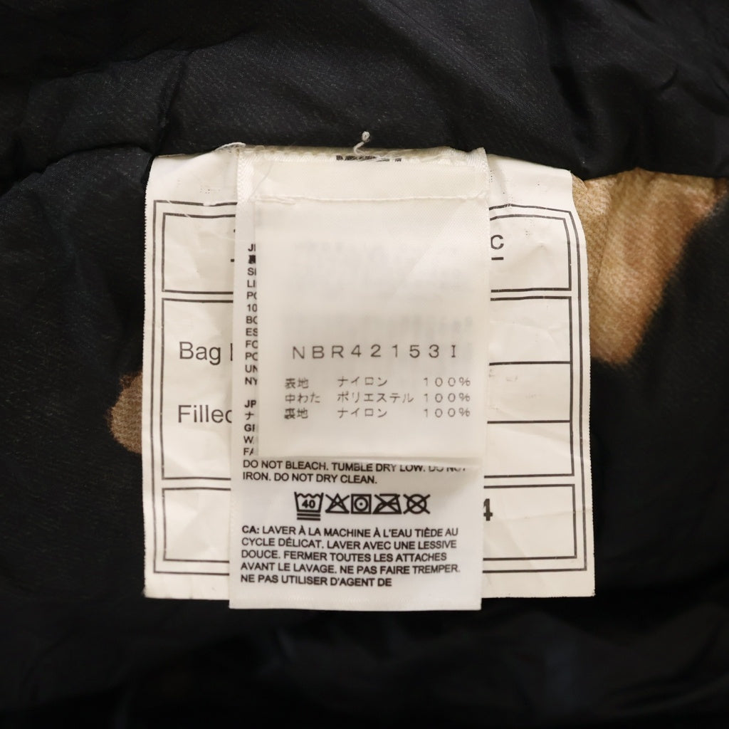 SUPREME(シュプリーム) ×THE NORTH FACE BLEACHED DENIM SLEEPING BAG ノースフェイス ブリーチド デニム プリント スリーピング バッグ ブラック/ベージュ NBR42153I