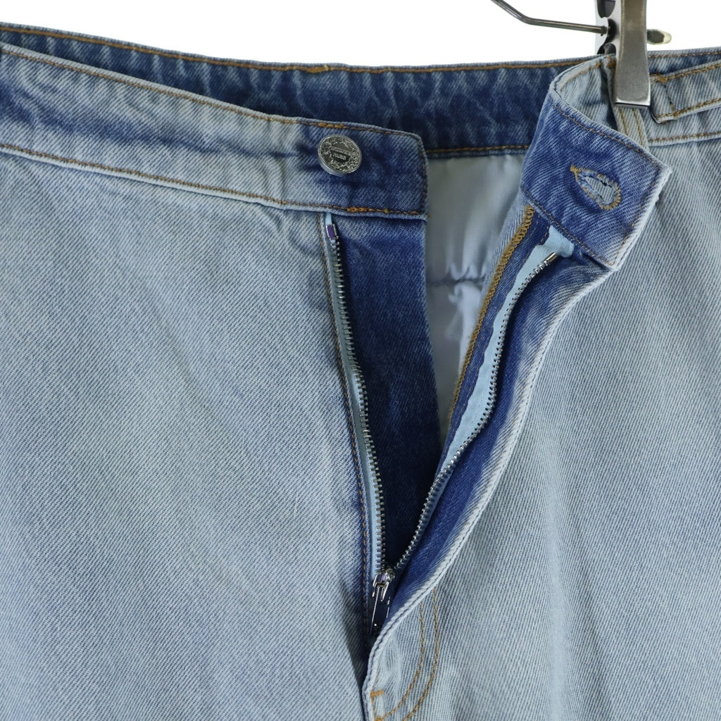 VETEMENTS(ヴェトモン) 25SS Deconstructed Triple Cargo Pants デコンストラクト トリプルカーゴパンツ ドッキングパンツ インディゴ/ブラック UA66PA510N