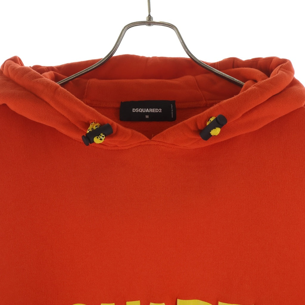 DSQUARED2(ディースクエアード) Arctic Pocket Ski Hoodie アークティックポケットスキーフーディー プルオーバーパーカー オレンジ 571GU0536 S25516