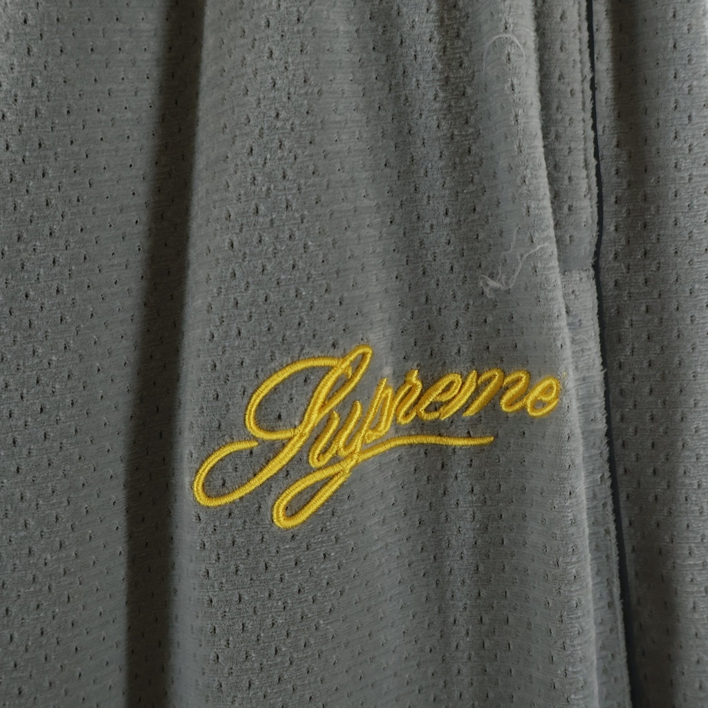SUPREME(シュプリーム) 26SS Velour Mesh Track Pant ベロア メッシュ トラック パンツ グレー