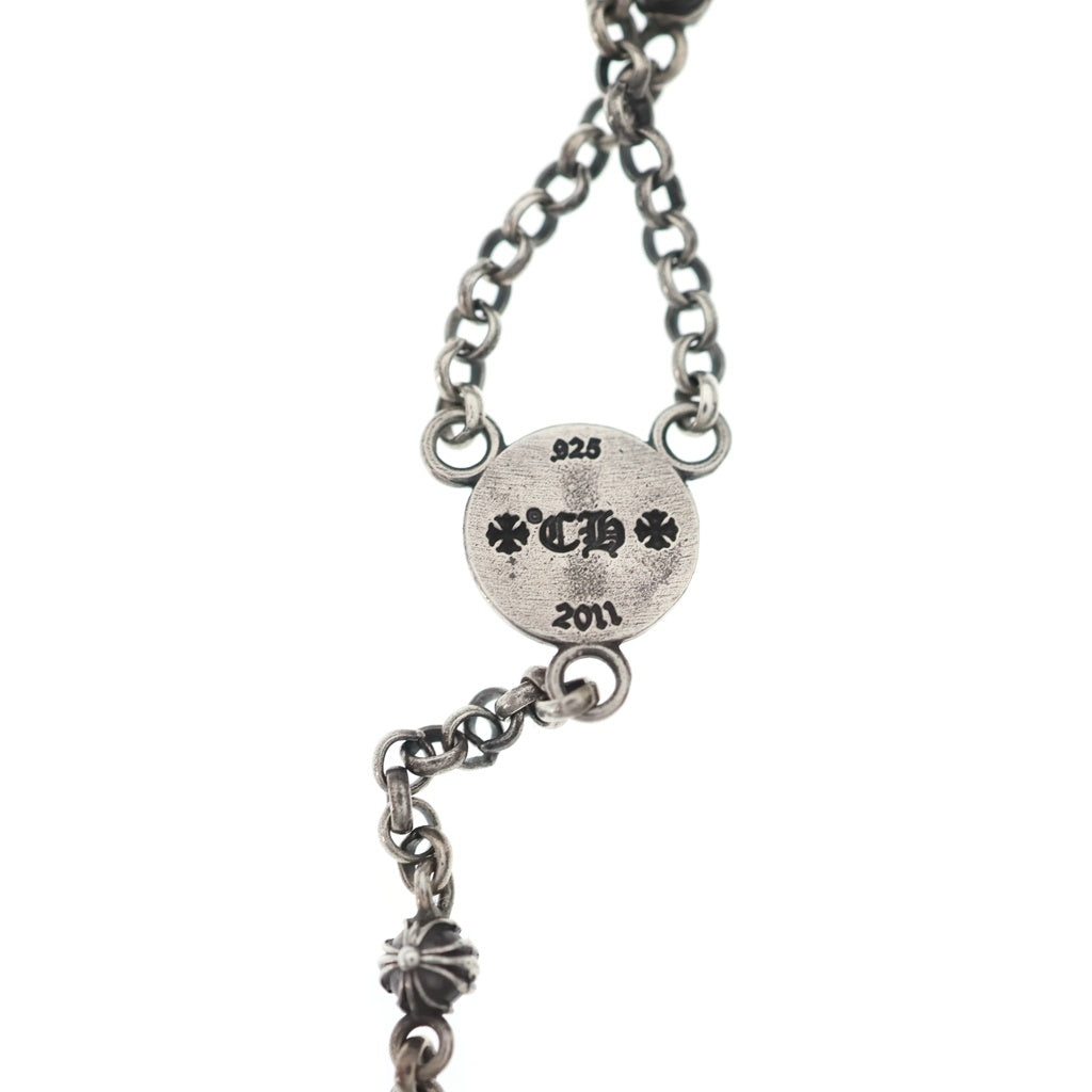 CHROME HEARTS(クロムハーツ) CH ROSARY TNY BEAD CHAIN CH ロザリオ タイニー ビーズ チェーン ネックレス シルバー