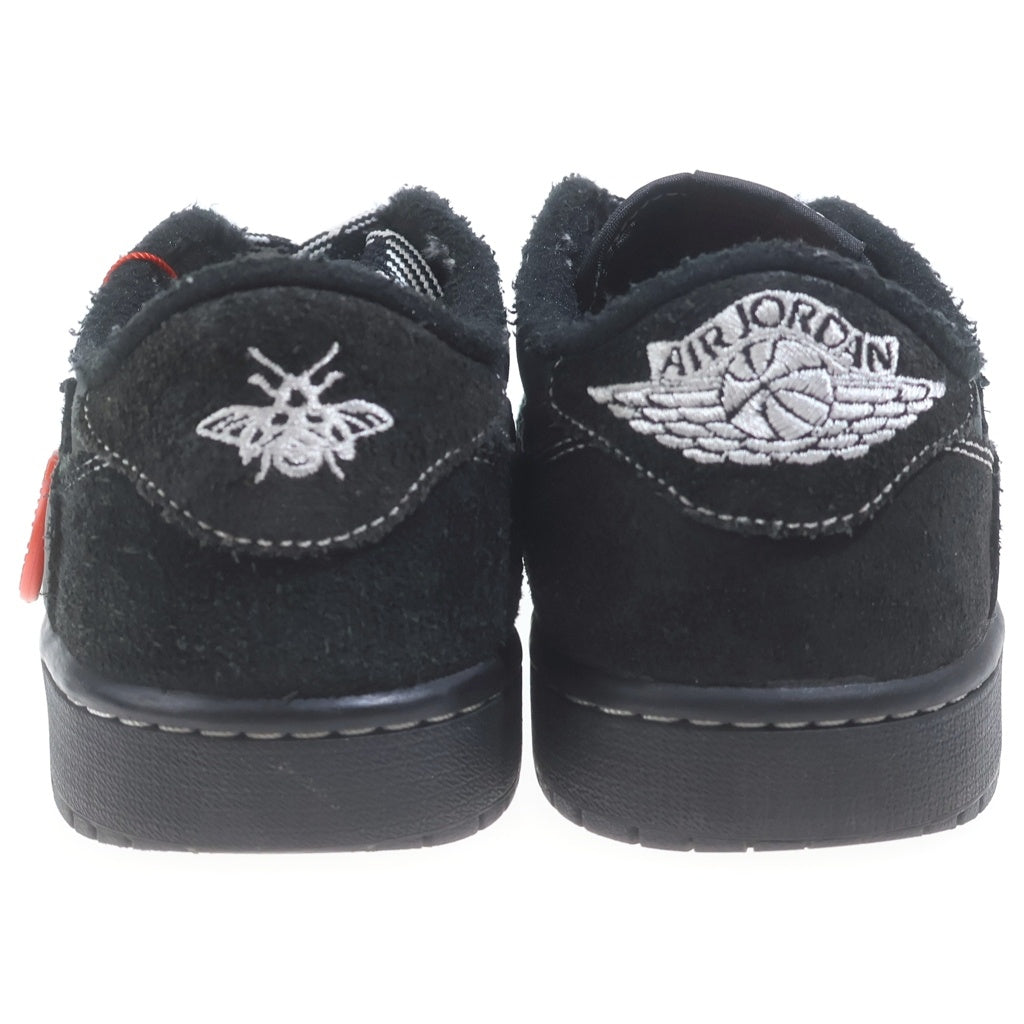 NIKE(ナイキ) ×TRAVIS SCOTT AIR JORDAN 1 LOW OG SP BLACK PHANTOM DM7866-001 エアジョーダン1 ブラックファントム ローカットスニーカー ブラック US8/26cm