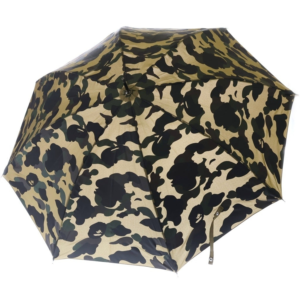 A BATHING APE(アベイシングエイプ) 1ST CAMO UMBRELLA 1STカモ アンブレラ 傘 グリーン