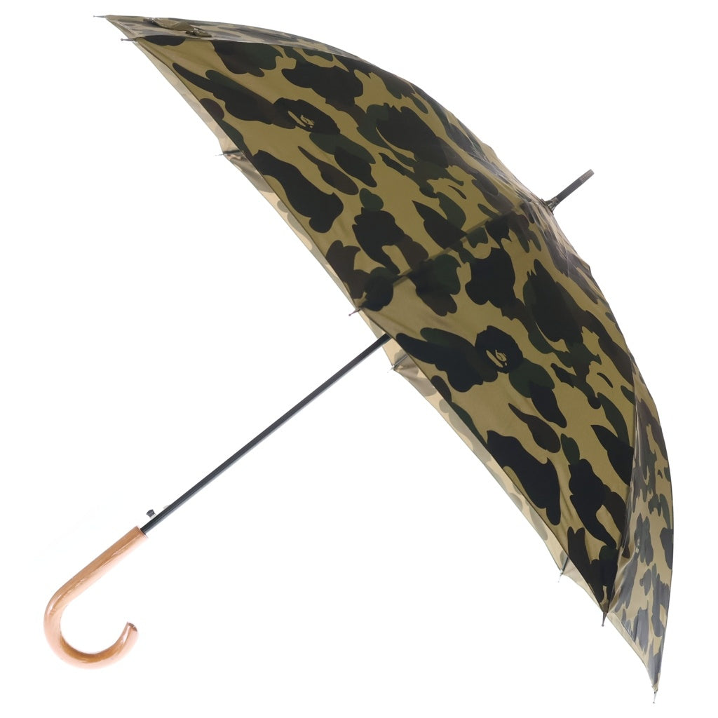 A BATHING APE(アベイシングエイプ) 1ST CAMO UMBRELLA 1STカモ アンブレラ 傘 グリーン