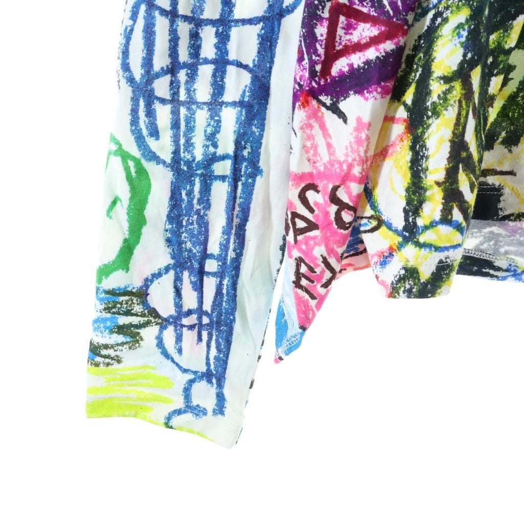 Vivienne Westwood(ヴィヴィアンウエストウッド) クレヨンラグ書きペイント 長袖Tシャツ カットソー マルチカラー VW-24-77071