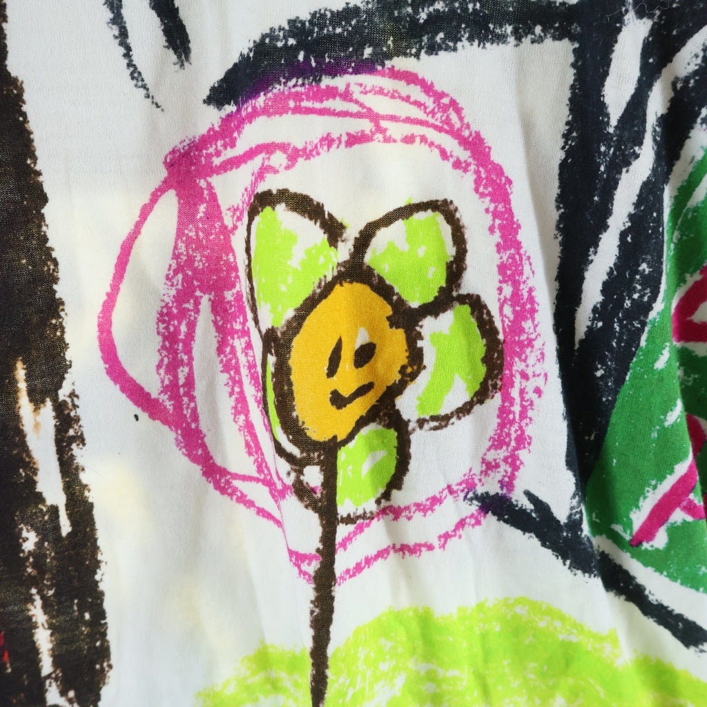 Vivienne Westwood(ヴィヴィアンウエストウッド) クレヨンラグ書きペイント 長袖Tシャツ カットソー マルチカラー VW-24-77071