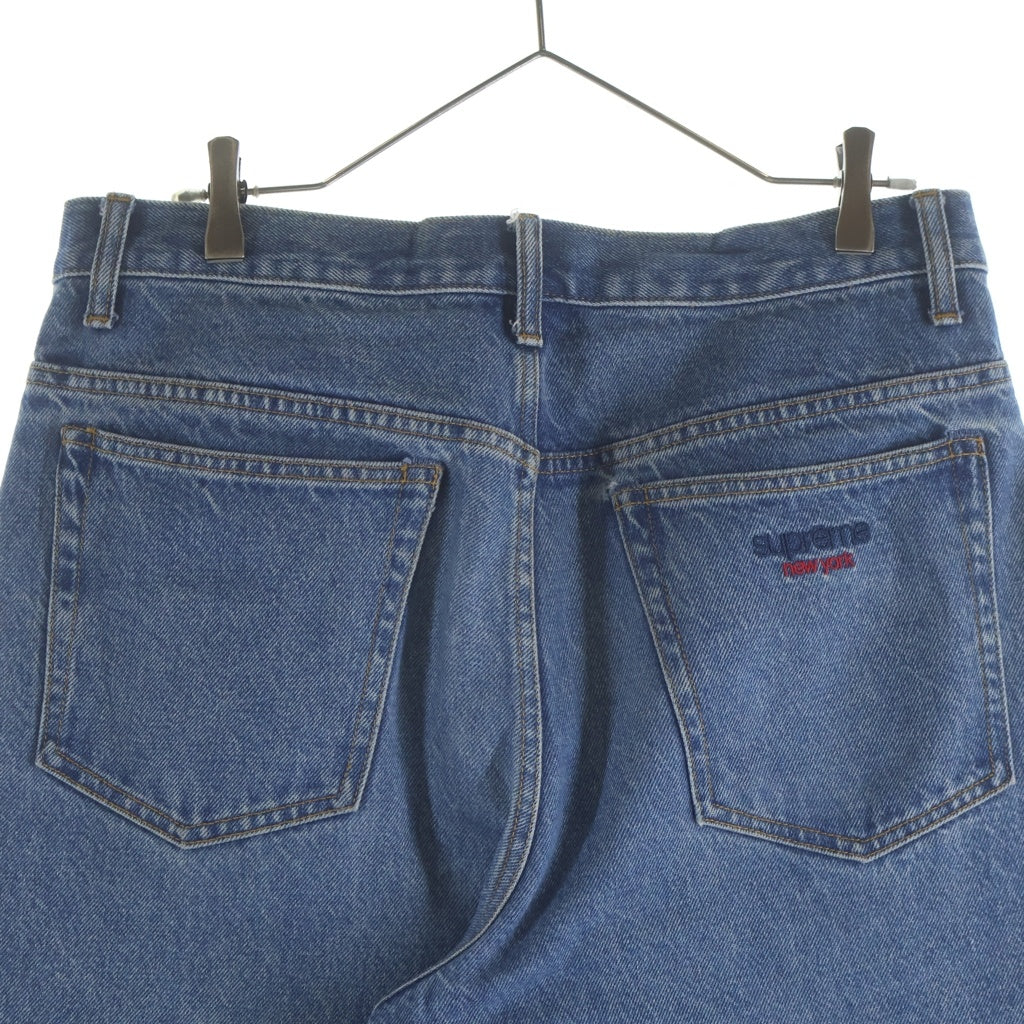 SUPREME(シュプリーム) 24AW Baggy Jean ロゴ刺繍 バギージーンズ デニムパンツ インディゴ