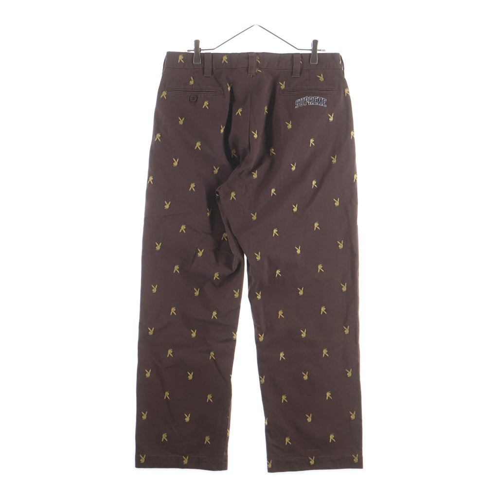 SUPREME(シュプリーム) 25SS ×PLAYBOY Chino Pant プレイボーイ チノパンツ ブラウン