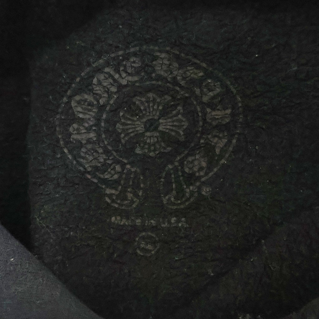 CHROME HEARTS(クロムハーツ) STENCIL HOODIE ステンシルプリント プルオーバーパーカー フーディー ブラック
