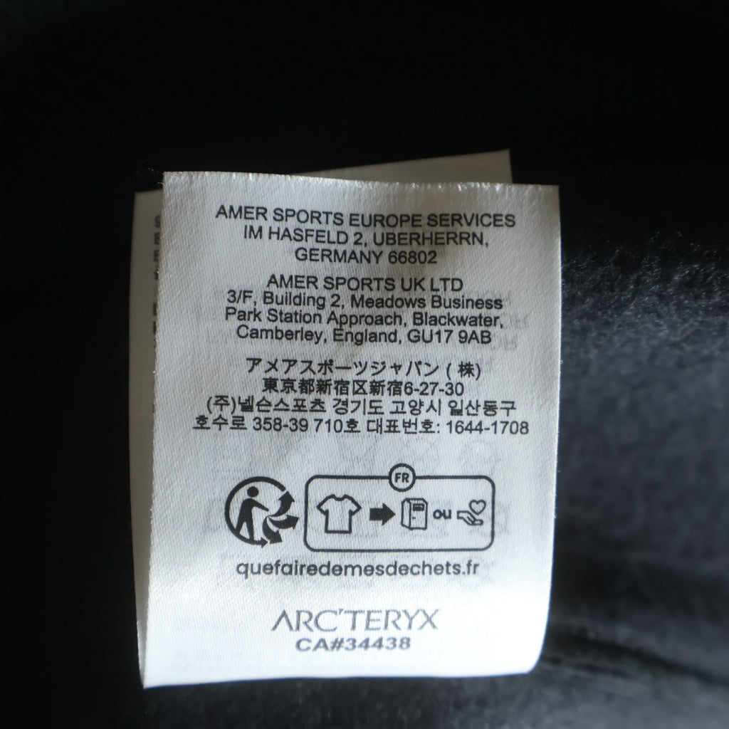 ARC'TERYX(アークテリクス) 24AW Kyanite Pullover Hoody カイヤナイト プルオーバーフーディー フリースパーカー ブラック X000008444