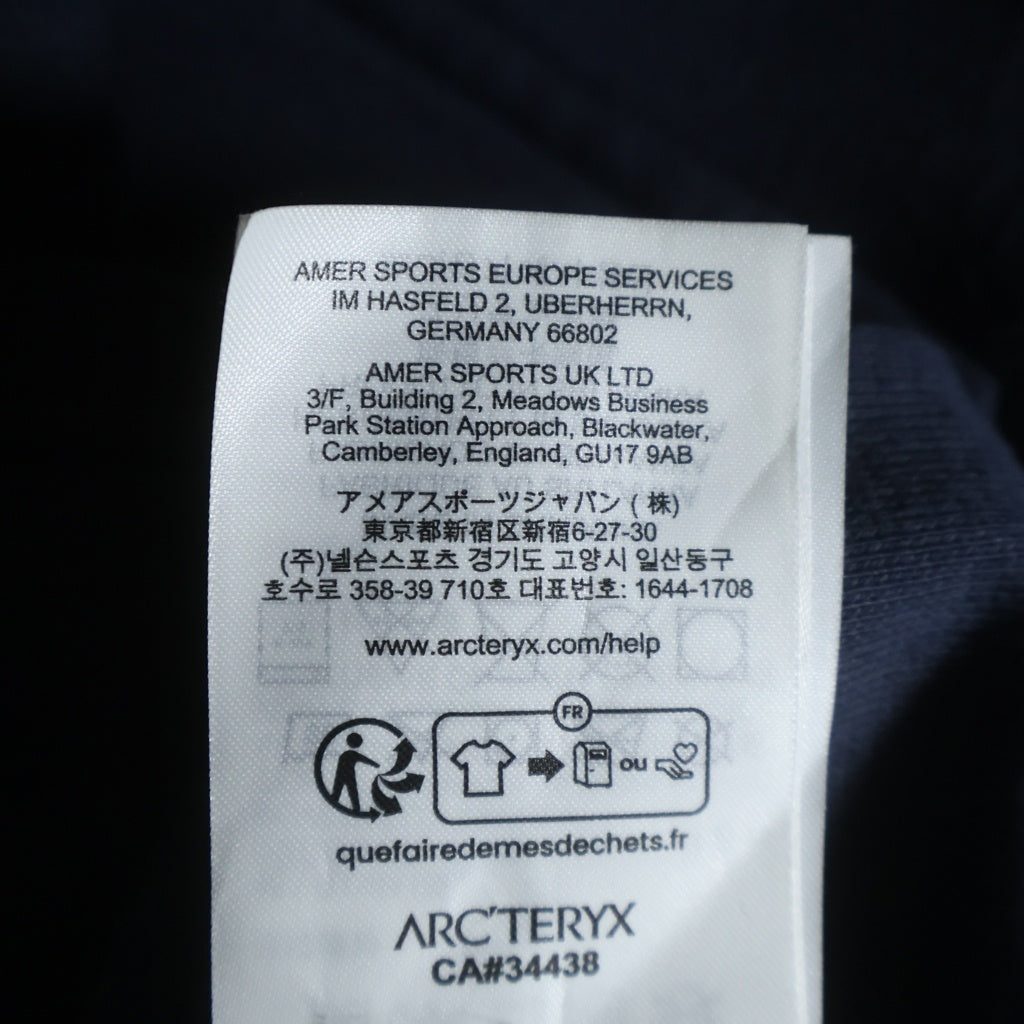 ARC'TERYX(アークテリクス) 25AW Emblem Fleece Full Zip Hoody エンブレムフリースフルジップフーディー ネイビーX000009929