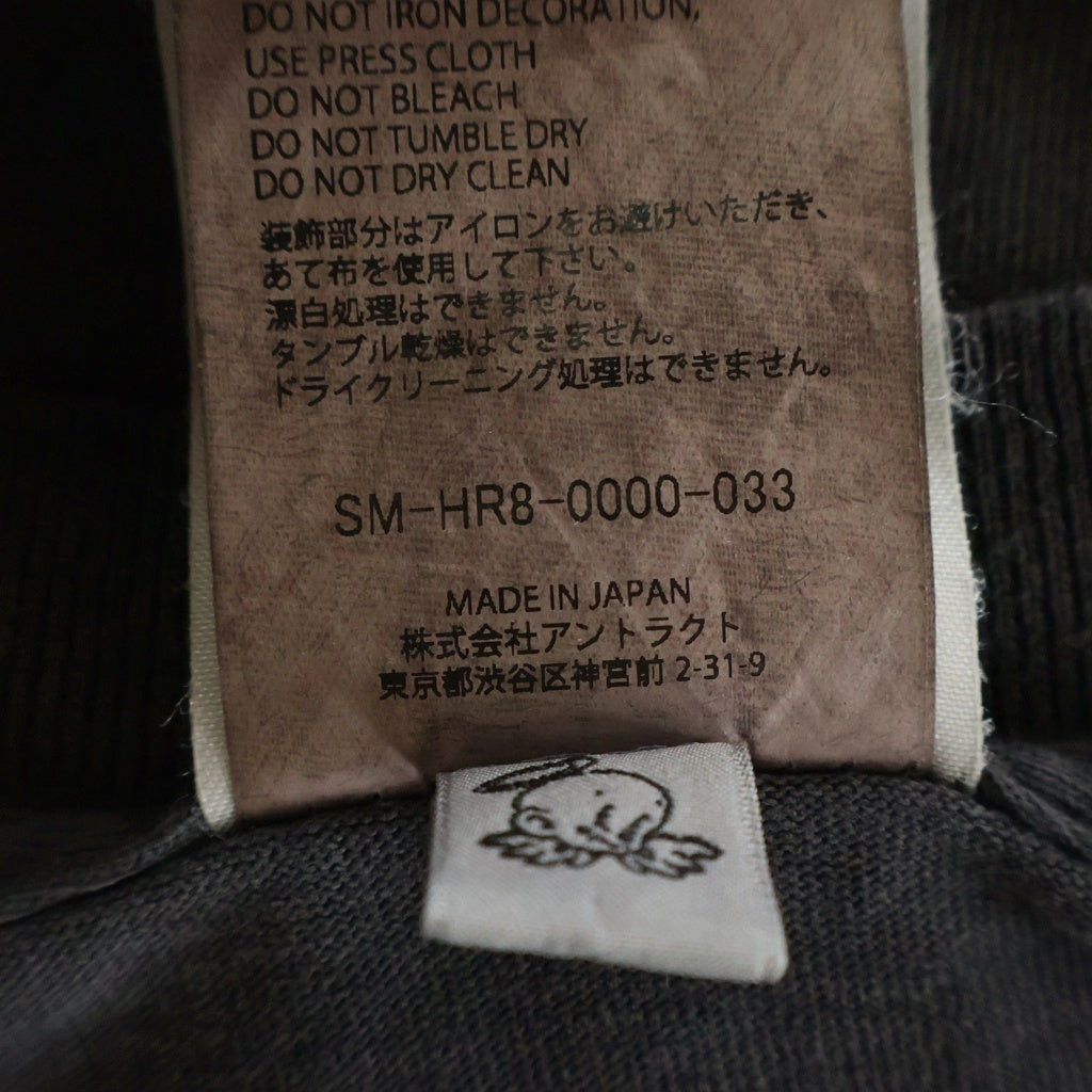 SAINT MICHAEL(セントマイケル) 25SS LS TEE LOVE SAINT ラブセント 長袖Tシャツ カットソー ブラック SM-HR8-0000-033